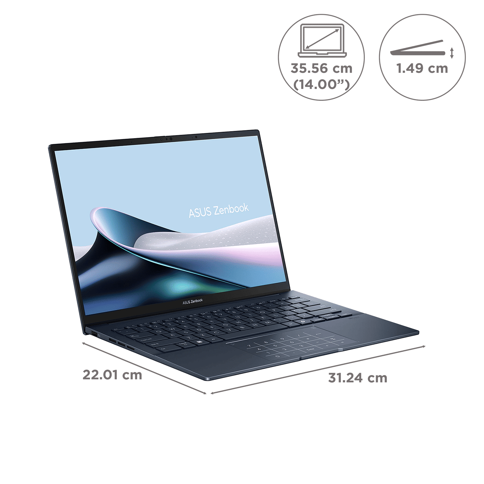 Buy Asus Zenbook 14 Intel Core Ultra 5 225H Touchscreen Thin